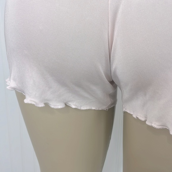 Silksilky Light Pink Lingerie Boxer Briefs Silk Knitted Panties Medium Like New - Picture 8 of 12